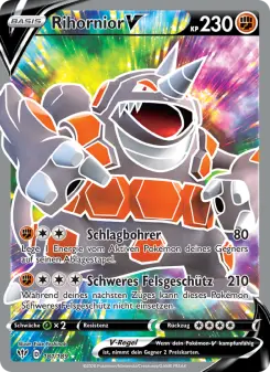 Pokémon-Karte Rihornior V 181/189
