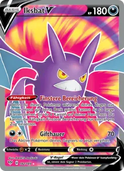 Pokémon-Karte Iksbat V 182/189