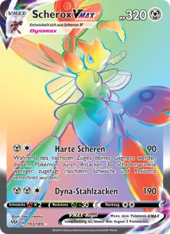 Pokémon-Karte Scherox VMAX 193/189