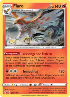 Pokémon-Karte Fiaro 032/189