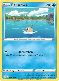 Pokémon-Karte Barschwa 038/189