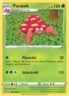 Pokémon-Karte Parasek 004/189
