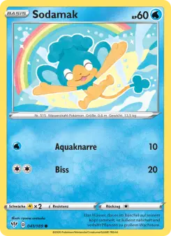 Pokémon-Karte Sodamak 041/189