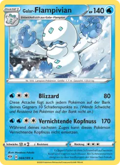 Pokémon-Karte Galar-Flampivian 044/189