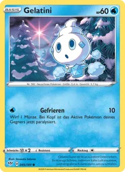 Pokémon-Karte Gelatini 045/189
