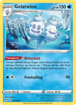 Pokémon-Karte Gelatwino 047/189