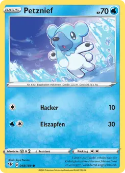 Pokémon-Karte Petznief 048/189
