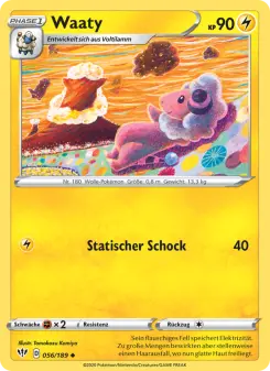Pokémon-Karte Waaty 056/189