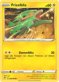 Pokémon-Karte Frizelbliz 058/189