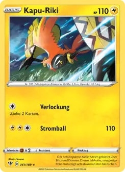 Pokémon-Karte Kapu-Riki 061/189