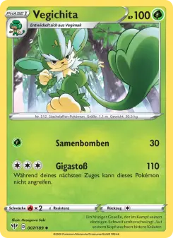 Pokémon-Karte Vegichita 007/189