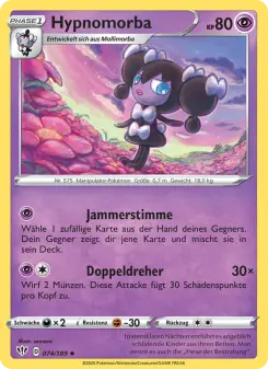 Pokémon-Karte Hypnomorba 074/189