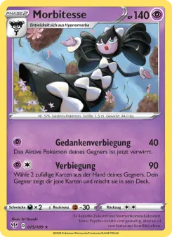 Pokémon-Karte Morbitesse 075/189
