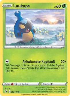 Pokémon-Karte Laukaps 008/189