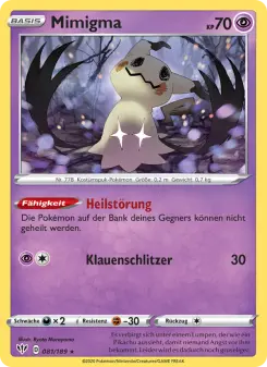 Pokémon-Karte Mimigma 081/189