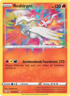 Pokémon-Karte Reshiram 017/072