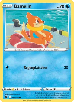 Pokémon-Karte Bamelin 022/072