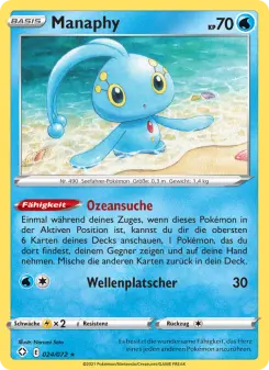Pokémon-Karte Manaphy 024/072