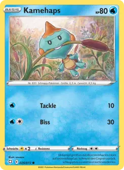 Pokémon-Karte Kamehaps 026/072