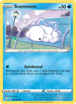 Pokémon-Karte Snomnom 029/072
