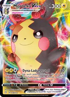 Pokémon-Karte Morpeko VMAX 038/072