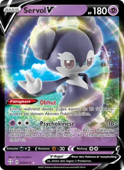 Pokémon-Karte Servol V 039/072