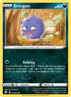 Pokémon-Karte Smogon 041/072