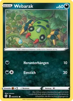 Pokémon-Karte Webarak 043/072