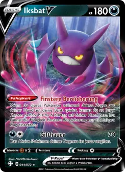 Pokémon-Karte Iksbat V 044/072