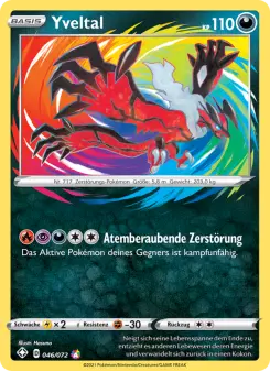 Pokémon-Karte Yveltal 046/072