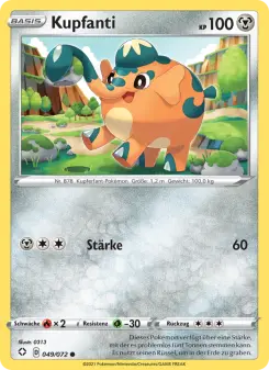 Pokémon-Karte Kupfanti 049/072