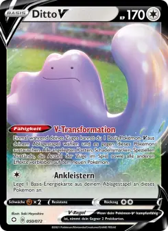Pokémon-Karte Ditto V 050/072