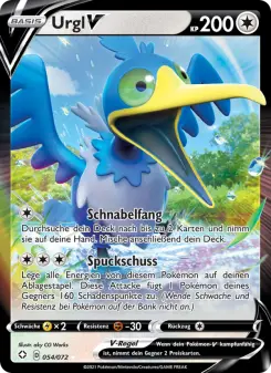 Pokémon-Karte Urgl V 054/072