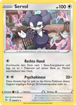 Pokémon-Karte Servol 056/072