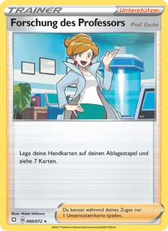 Pokémon-Karte Forschung des Professors 060/072