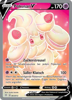 Pokémon-Karte Pokusan V 064/072