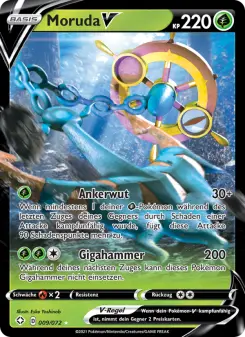 Pokémon-Karte Moruda V 009/072