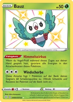 Pokémon-Karte Bauz SV001