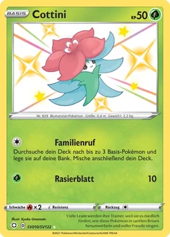 Pokémon-Karte Cottini SV010
