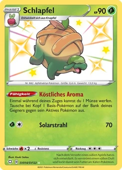Pokémon-Karte Schlapfel SV014