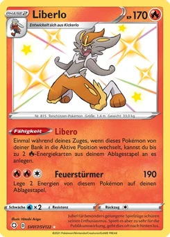 Pokémon-Karte Liberlo SV017