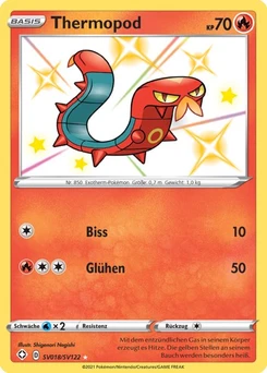 Pokémon-Karte Thermopod SV018