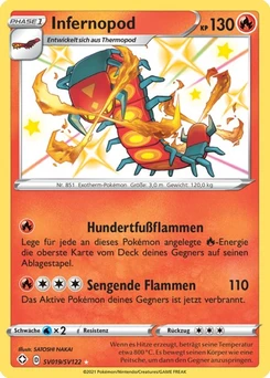 Pokémon-Karte Infernopod SV019