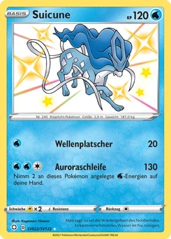 Pokémon-Karte Suicune SV022