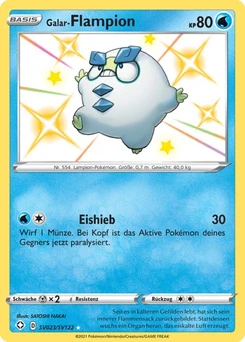 Pokémon-Karte Galar-Flampion SV023