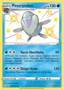 Pokémon-Karte Pescryodon SV037
