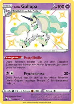 Pokémon-Karte Galar-Gallopa SV048