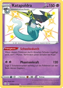 Pokémon-Karte Katapuldra SV062