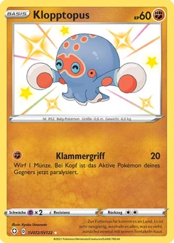 Pokémon-Karte Klopptopus SV072