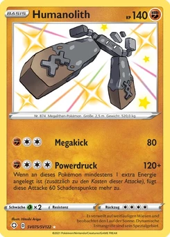 Pokémon-Karte Humanolith SV075